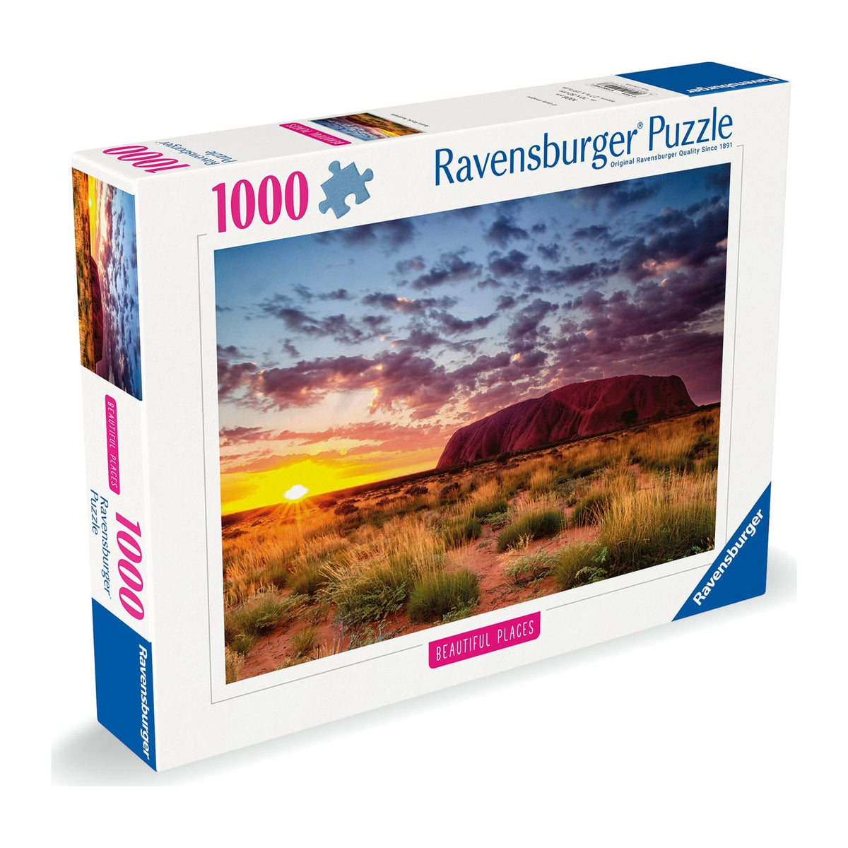 Uluru (Ayers Rock), Australia 1000 piece jigsaw puzzle by Ravensburger, alternate view
