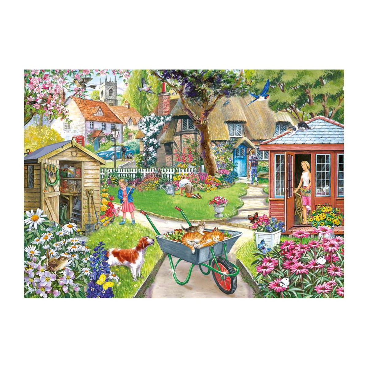 Bloomin' Lovely 1000 piece jigsaw puzzle by House of Puzzles, alternate view