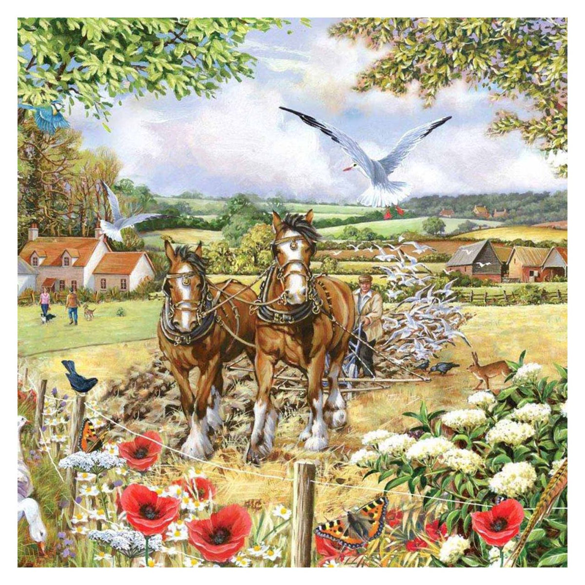 Bonnie & Clyde 250 large piece jigsaw puzzle by House of Puzzles, alternate view