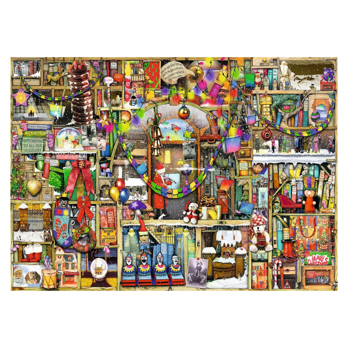 Christmas Cupboard No. 4 1000 piece jigsaw puzzle by Ravensburger