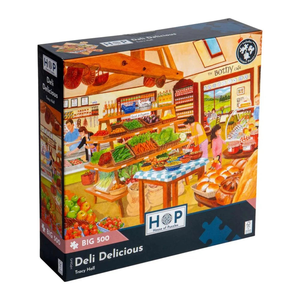 Deli Delicious 500 large piece jigsaw puzzle by House of Puzzles