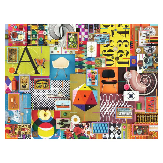Eames House of Cards 1500 piece jigsaw puzzle by Ravensburger, alternate view