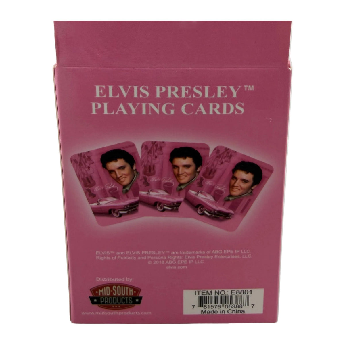 Elvis Presley Pink Cadillac Playing Cards by Ocean Peak, alternate view