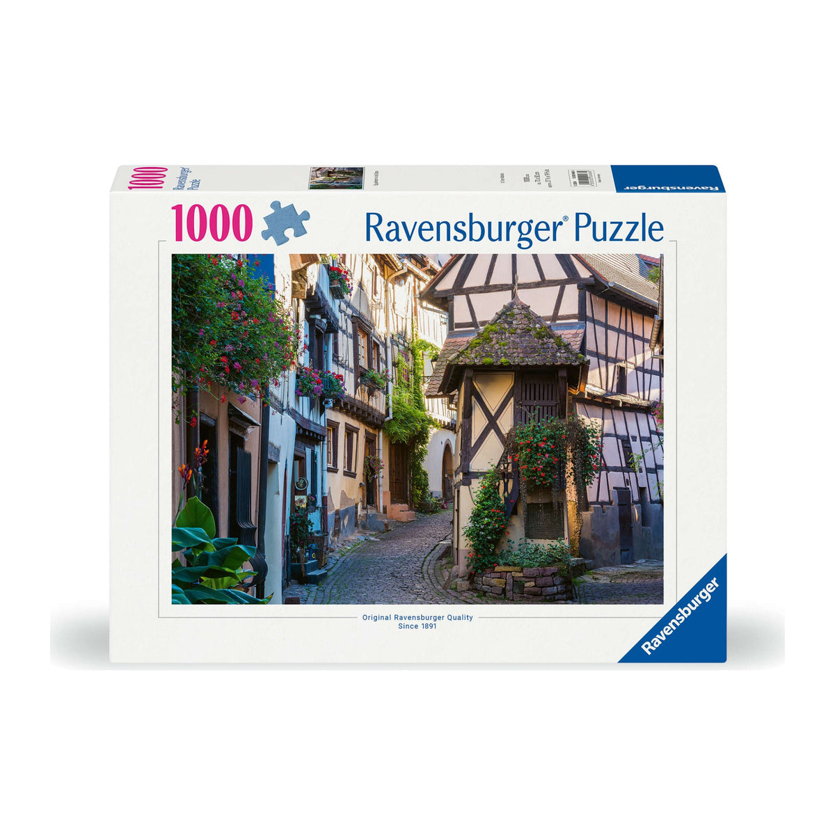 French Moments in Alsace 1000 piece jigsaw puzzle by Ravensburger