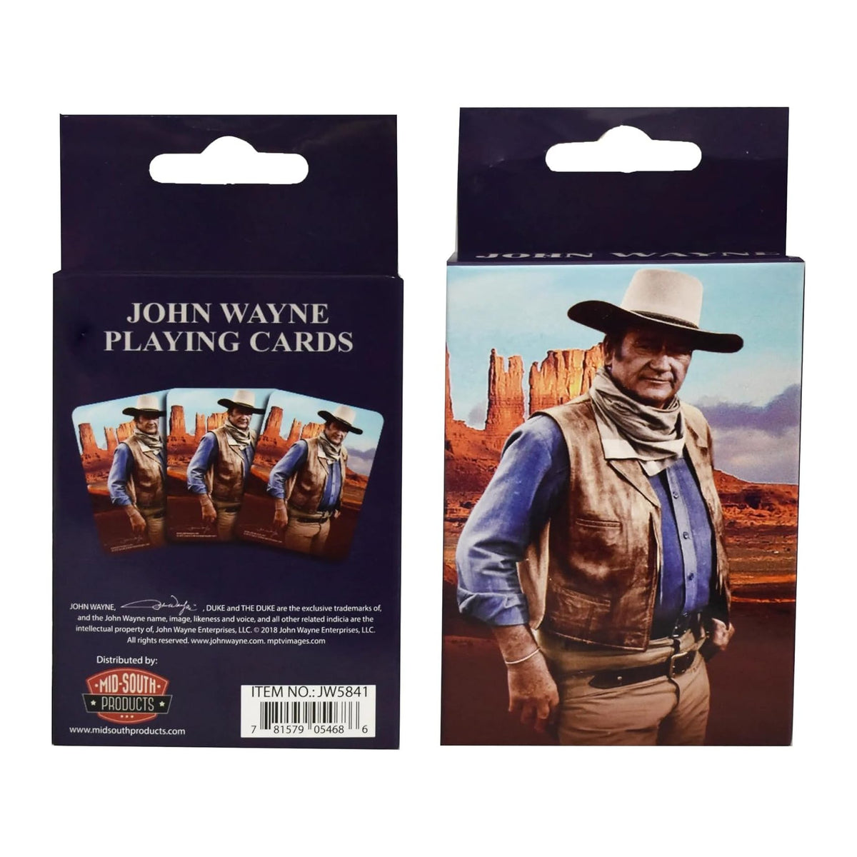John Wayne The Duke Playing Cards by Ocean Peak