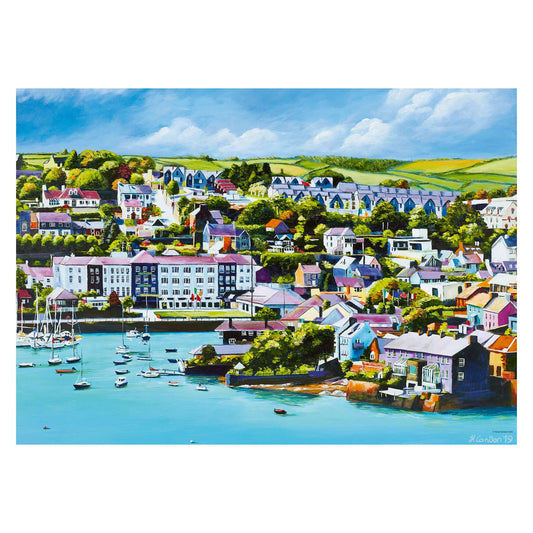 Kinsale Harbour, Ireland 1000 piece jigsaw puzzle by Ravensburger, alternate view