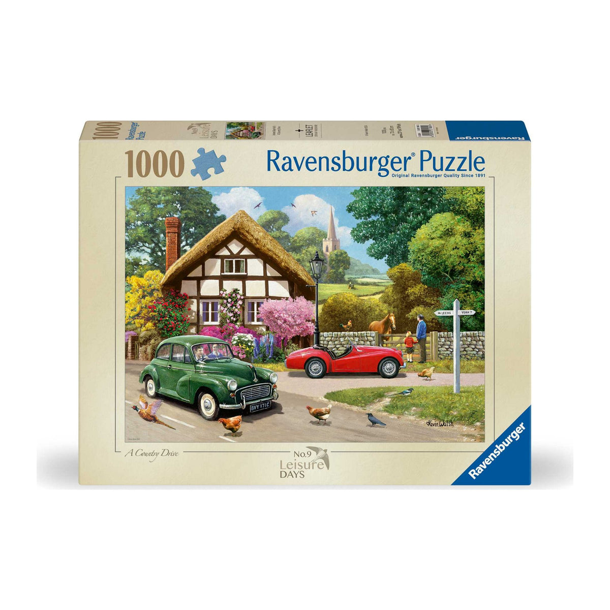 Leisure Days No. 9: A Country Drive 1000 piece jigsaw puzzle by Ravensburger