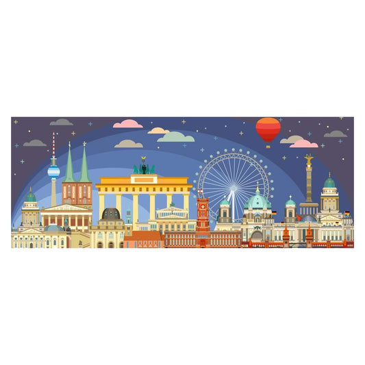 Nights in Berlin 1000 piece jigsaw puzzle by Ravensburger, alternate view