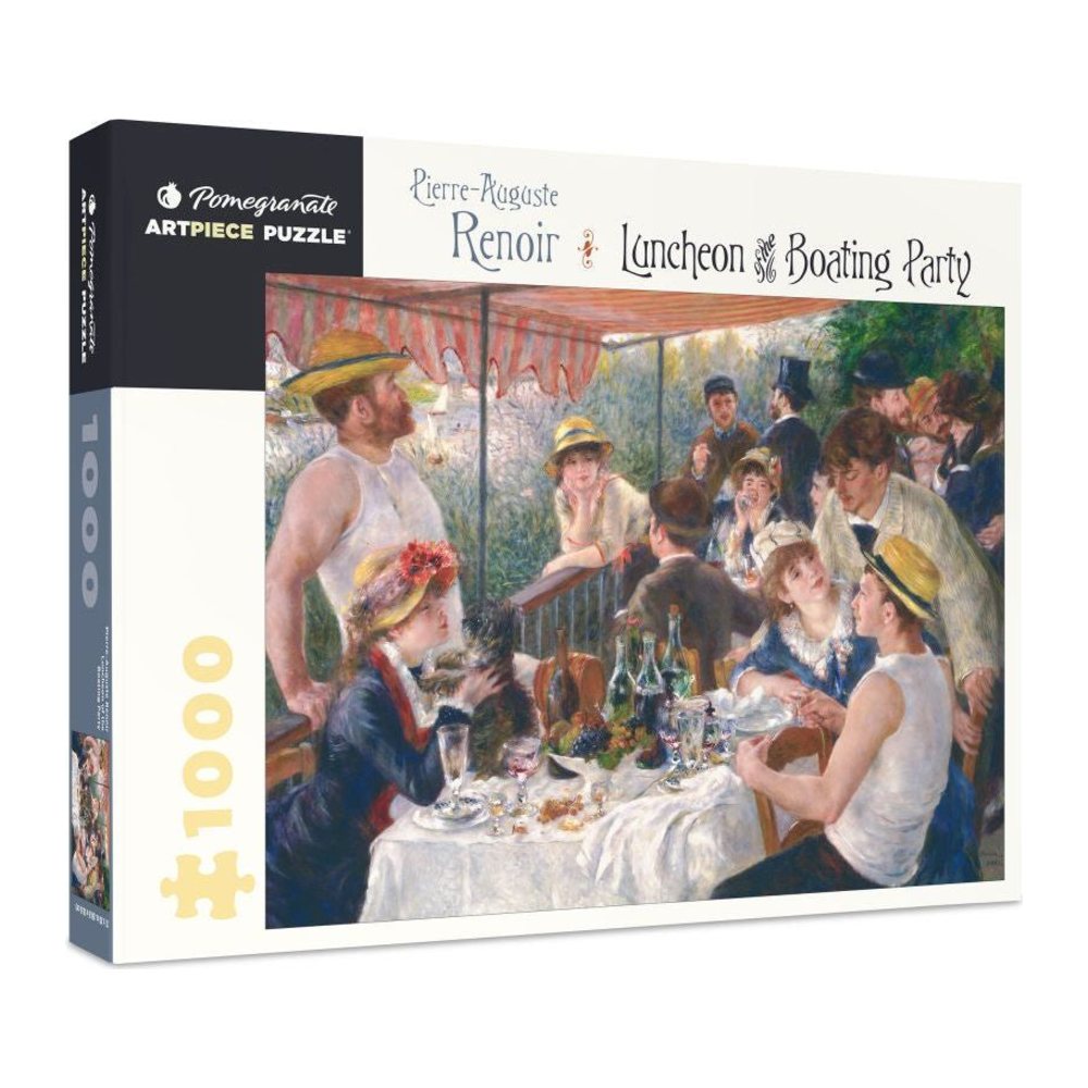Pierre-Auguste Renoir: Luncheon of the Boating Party 1000 piece jigsaw puzzle by Pomegranate