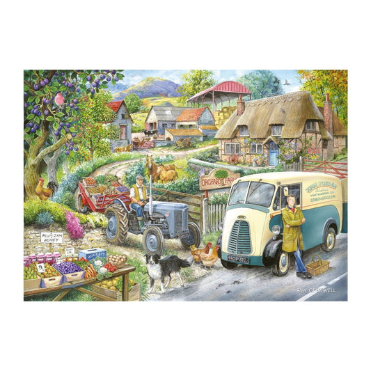 Plum Jam 500 piece jigsaw puzzle by House of Puzzles, alternate view