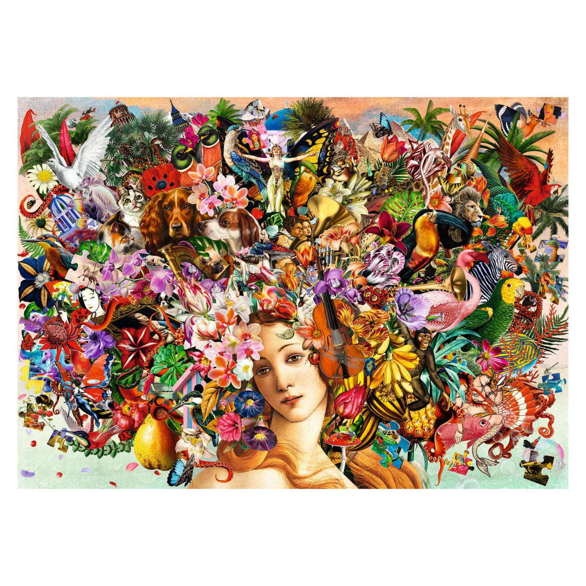 Puzzle Passion 1000 piece jigsaw puzzle by Ravensburger, alternate view