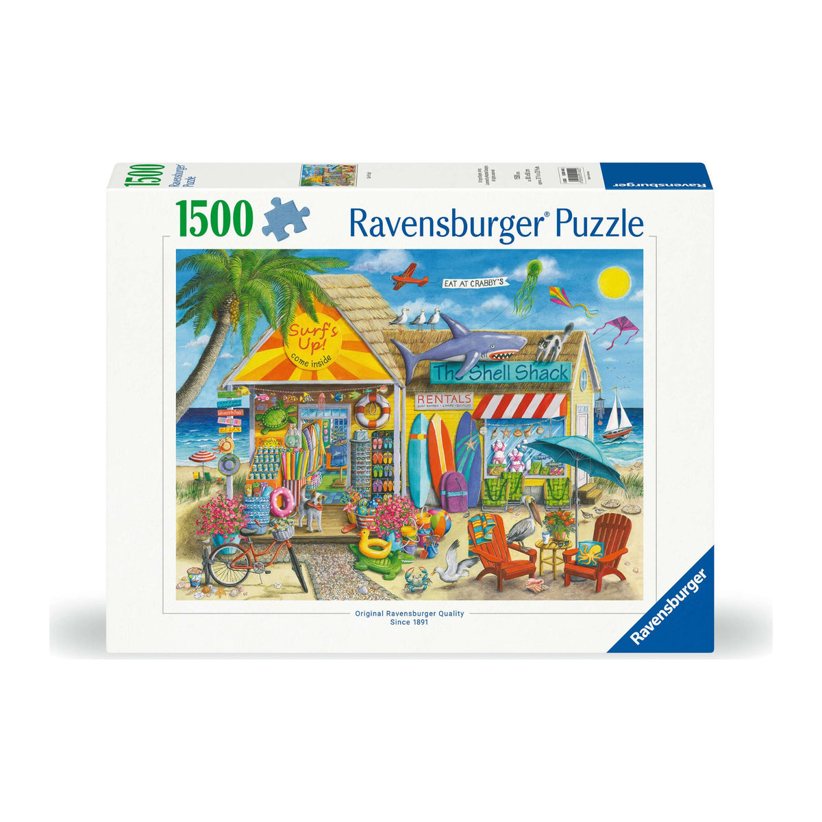 Surf's Up! 1500 piece jigsaw puzzle by Ravensburger