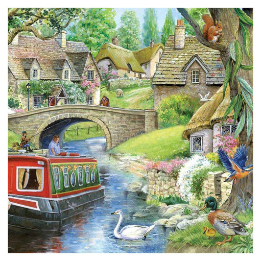Taking It Easy 250 large piece jigsaw puzzle by House of Puzzles, alternate view