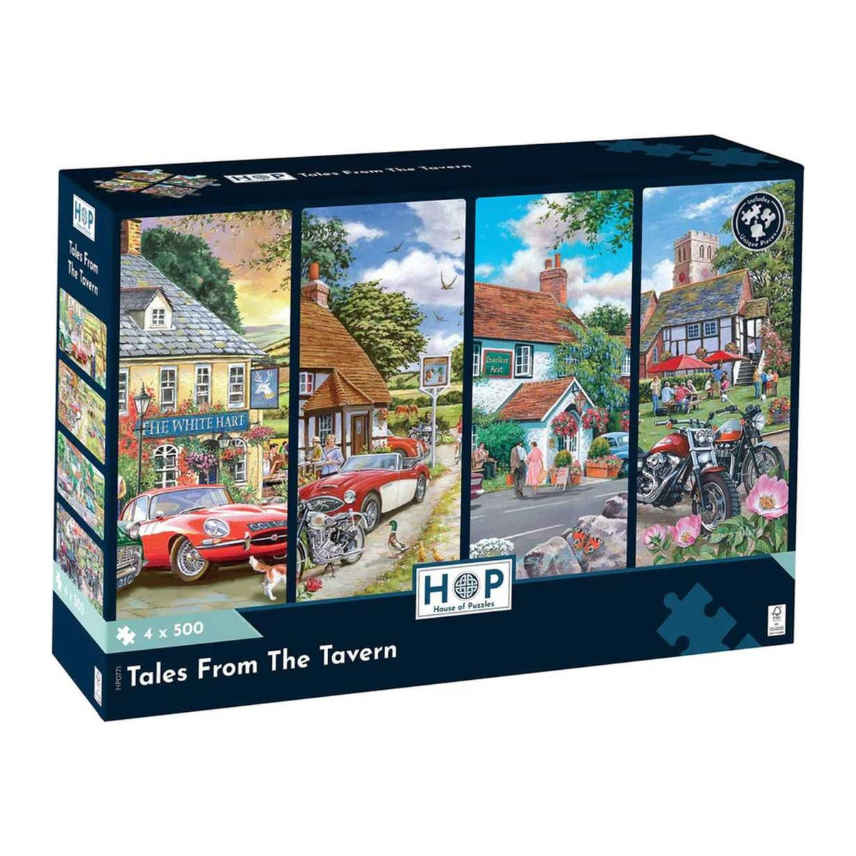 Tales from the Tavern 4 x 500 piece jigsaw puzzles by House of Puzzles