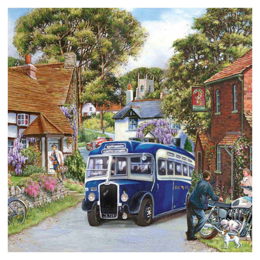 Tight Corner 500 piece jigsaw puzzle by House of Puzzles, alternate view