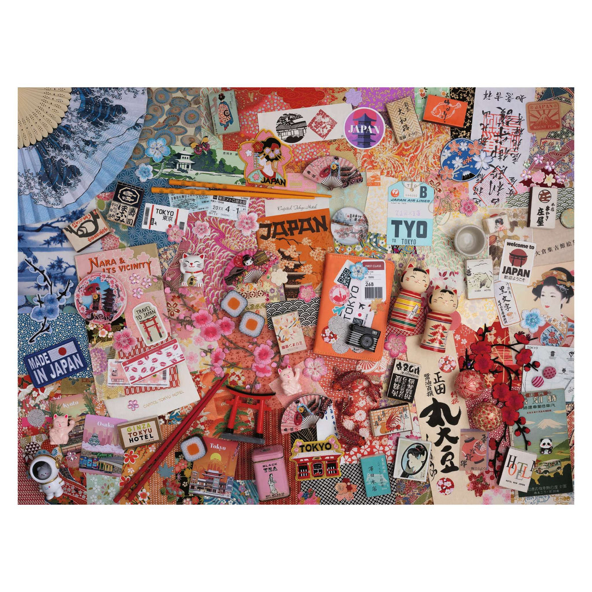 Trip to Tokyo 1500 piece jigsaw puzzle by Ravensburger, alternate view