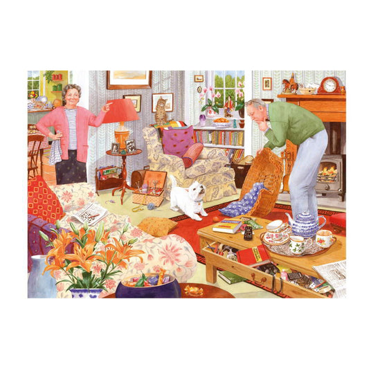 Where Are My Glasses? 500 large piece jigsaw puzzle by House of Puzzles, alternate view