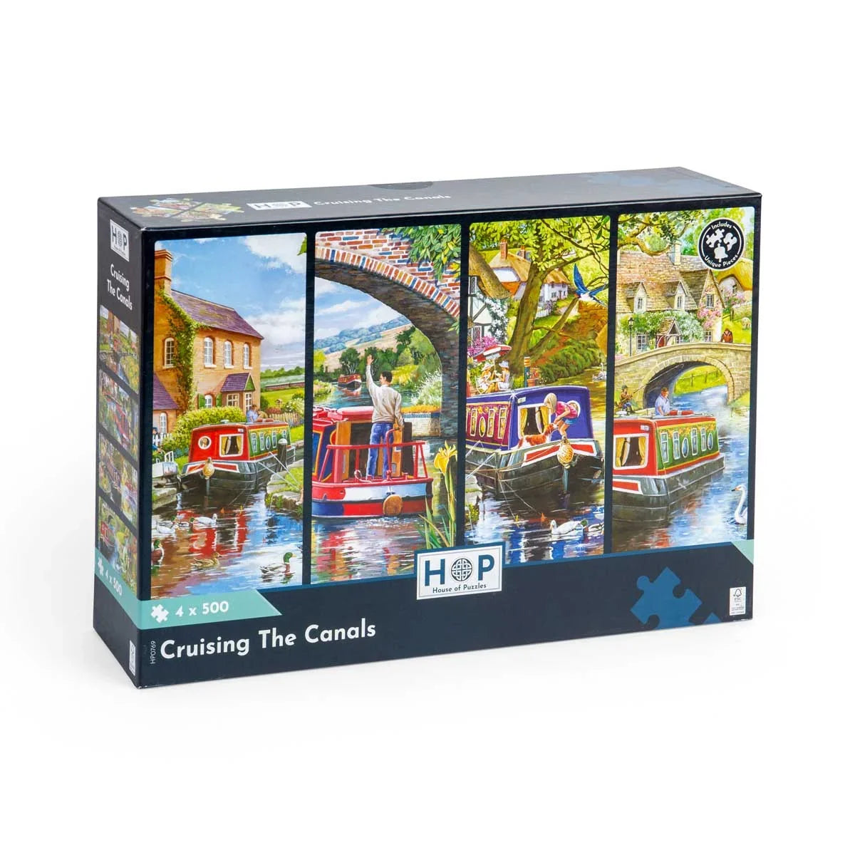 Cruising The Canals: Four Jigsaw Puzzles in One Box, and Four Very Good Reasons to Love It