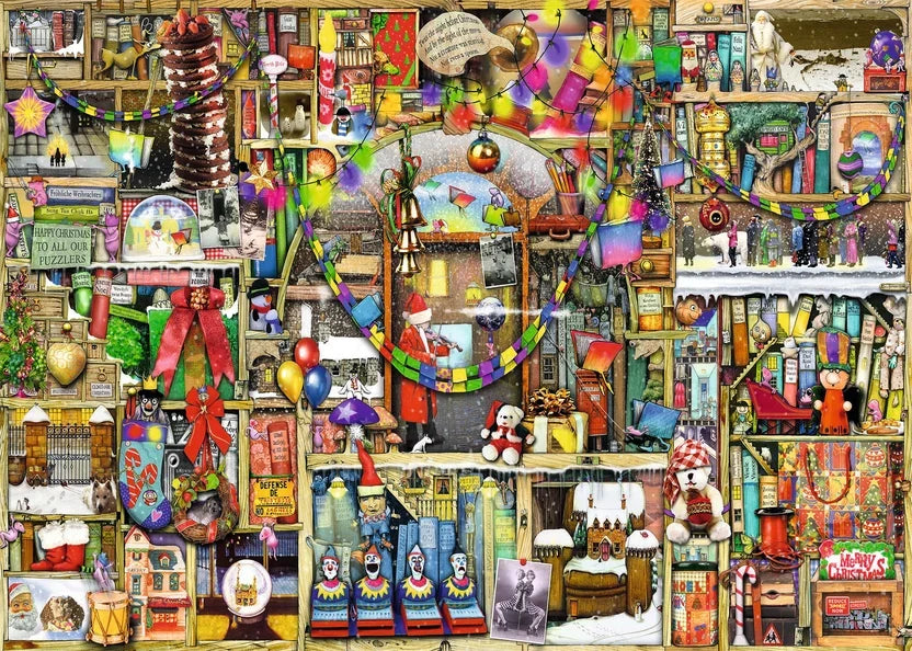 Christmas Ravensburger puzzles in August? There's a method to it