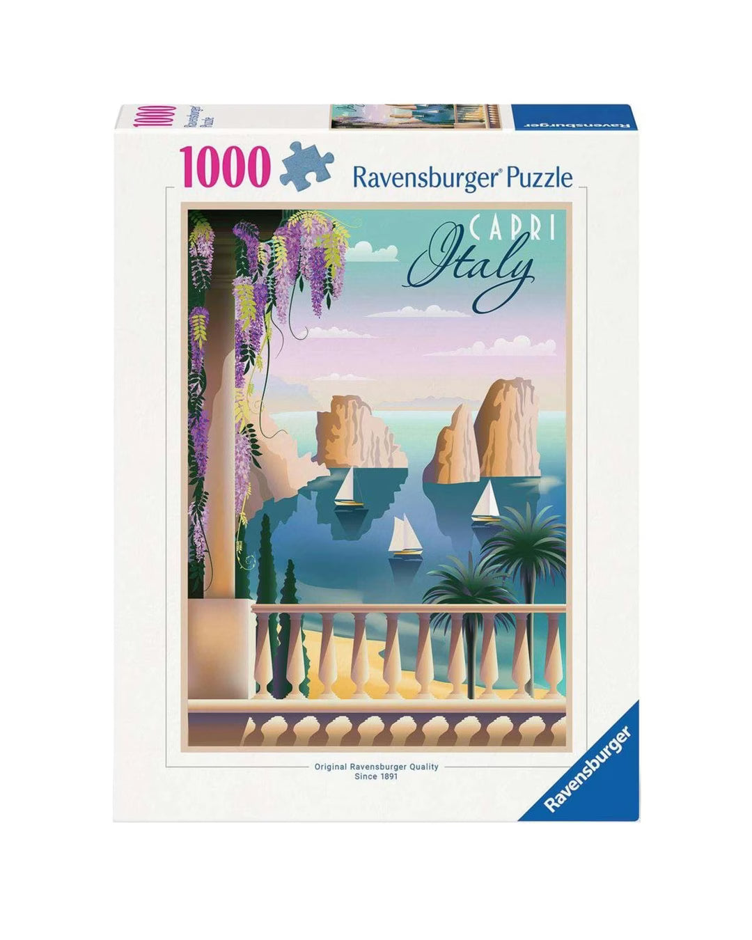 Postcard from Capri Italy - 1000 piece - Ravensburger
