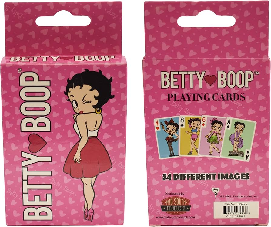 Betty Boop Playing Cards - 54 different images!