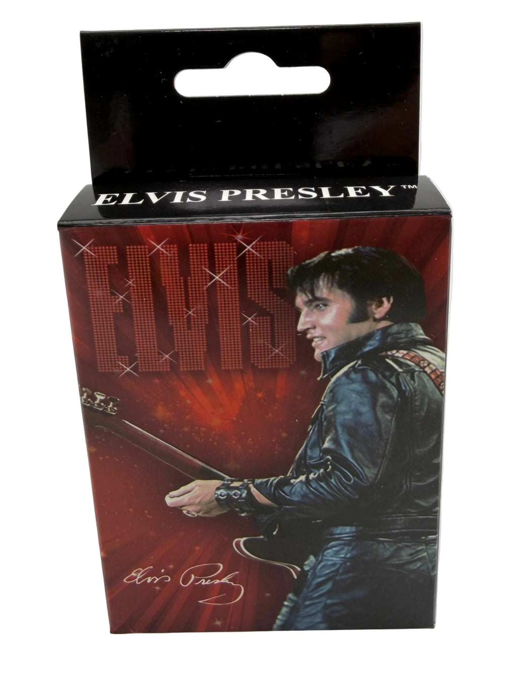 Elvis Presley Playing Cards - Black Leather ELVIS