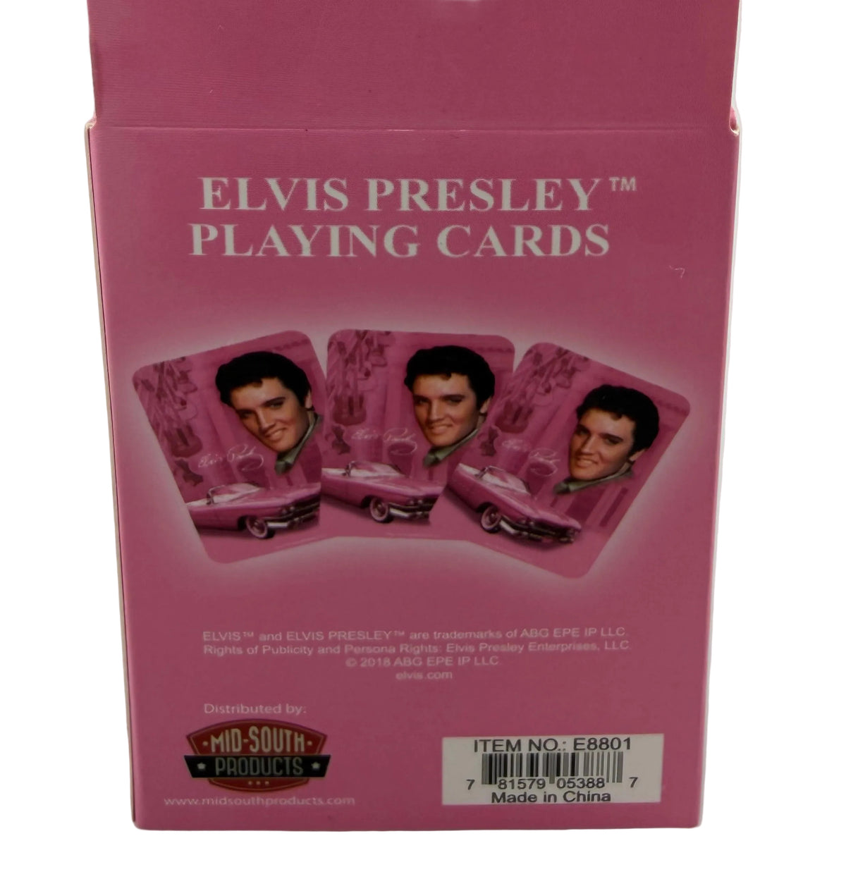 Elvis Presley Playing Cards - Pink Cadillac