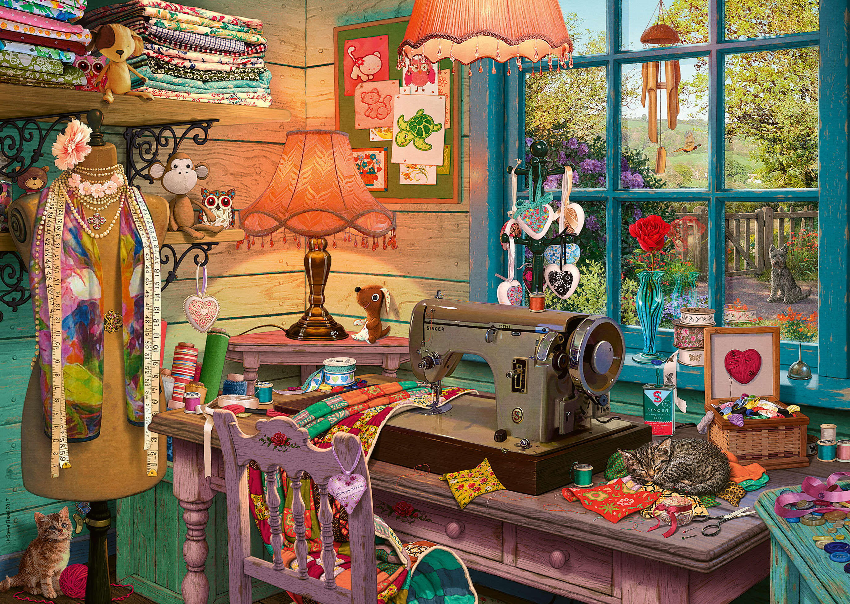 The Sewing Shed My Haven No. 2 - 1000 piece - Ravensburger