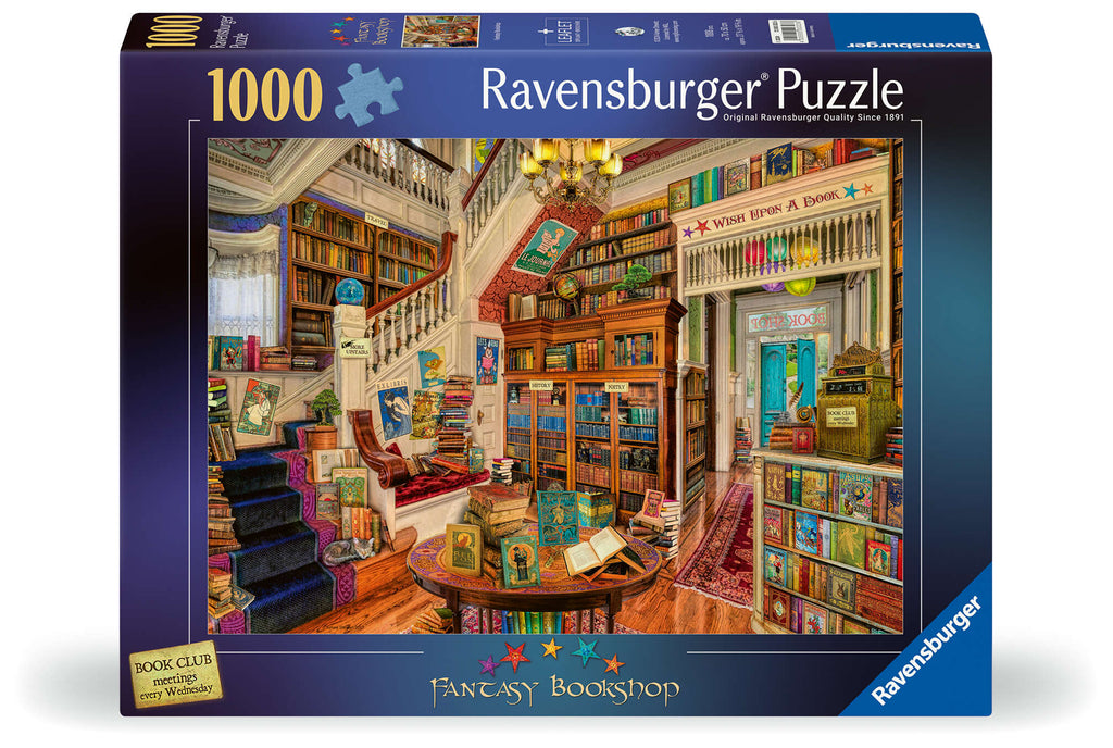 The Fantasy Bookshop - 1000 piece - Ravensburger