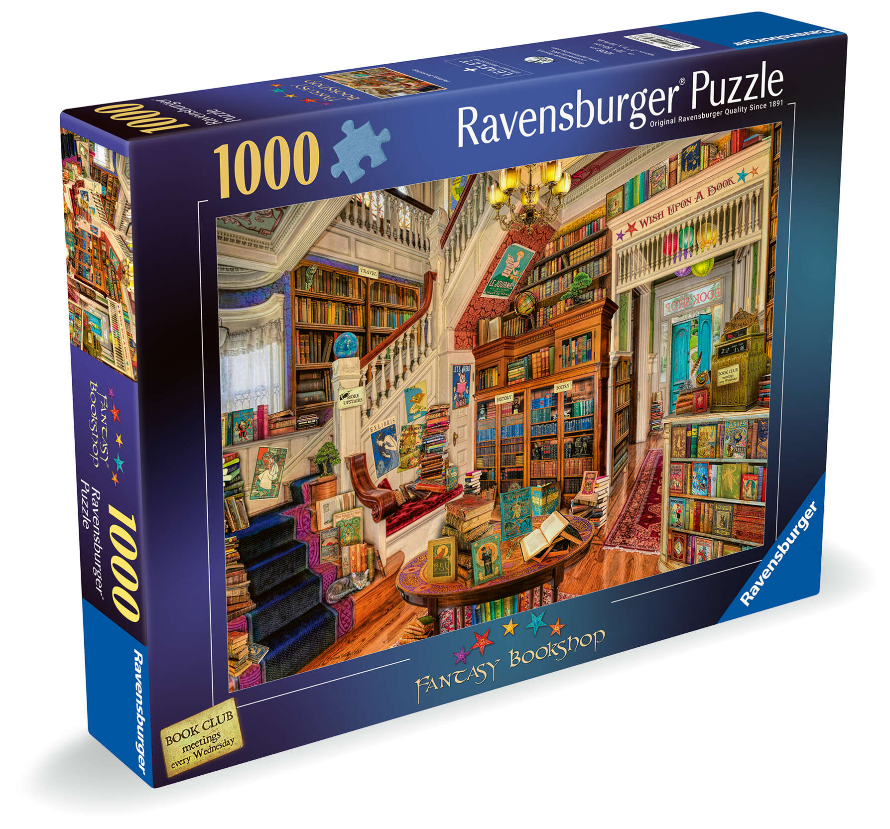 The Fantasy Bookshop - 1000 piece - Ravensburger