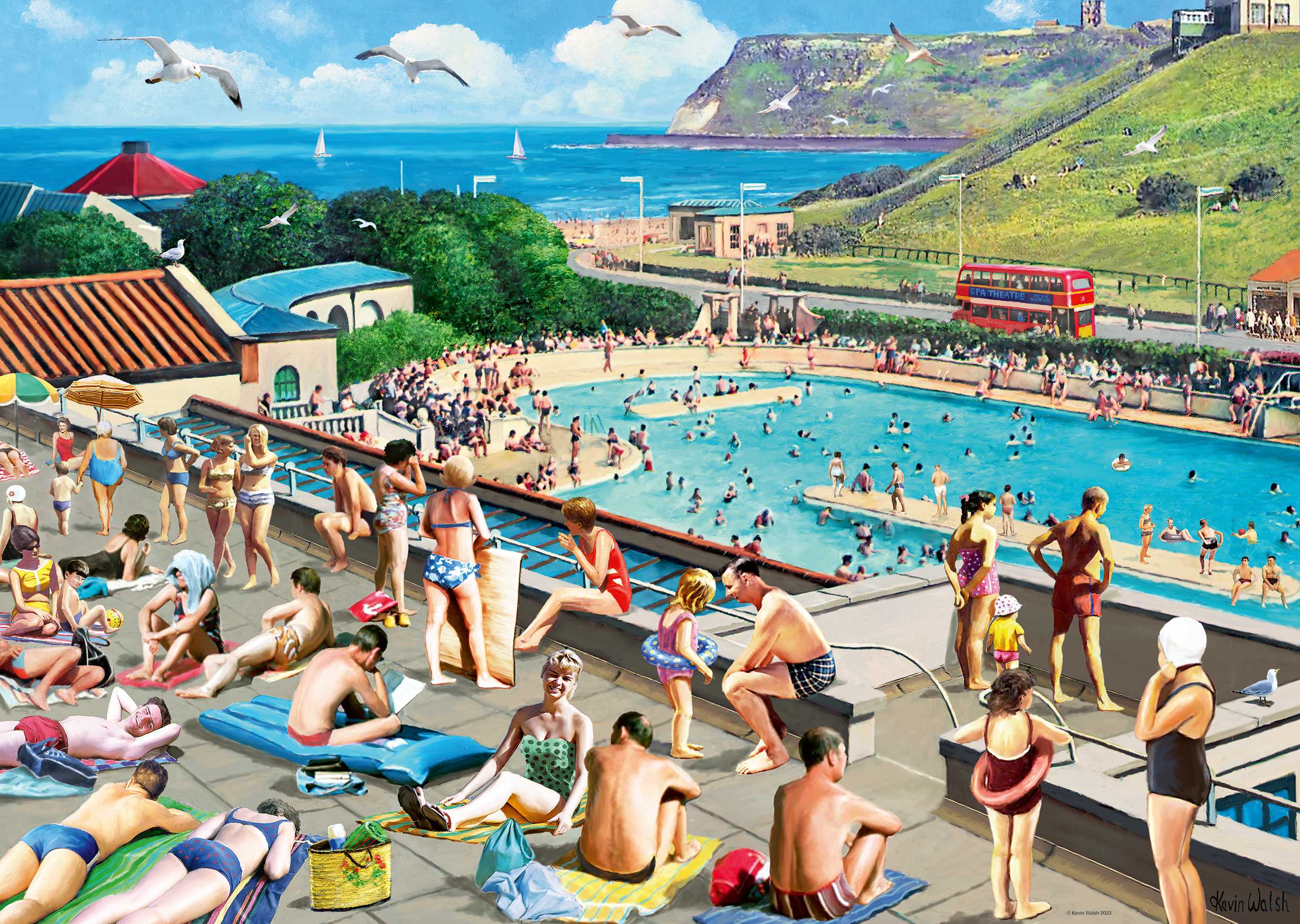 Leisure Days Scarborough - 1000 piece - Ravensburger