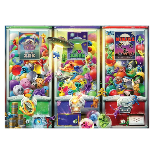 Animals Aliens and Ninjas 1000 piece jigsaw puzzle by Ravensburger, alternate view