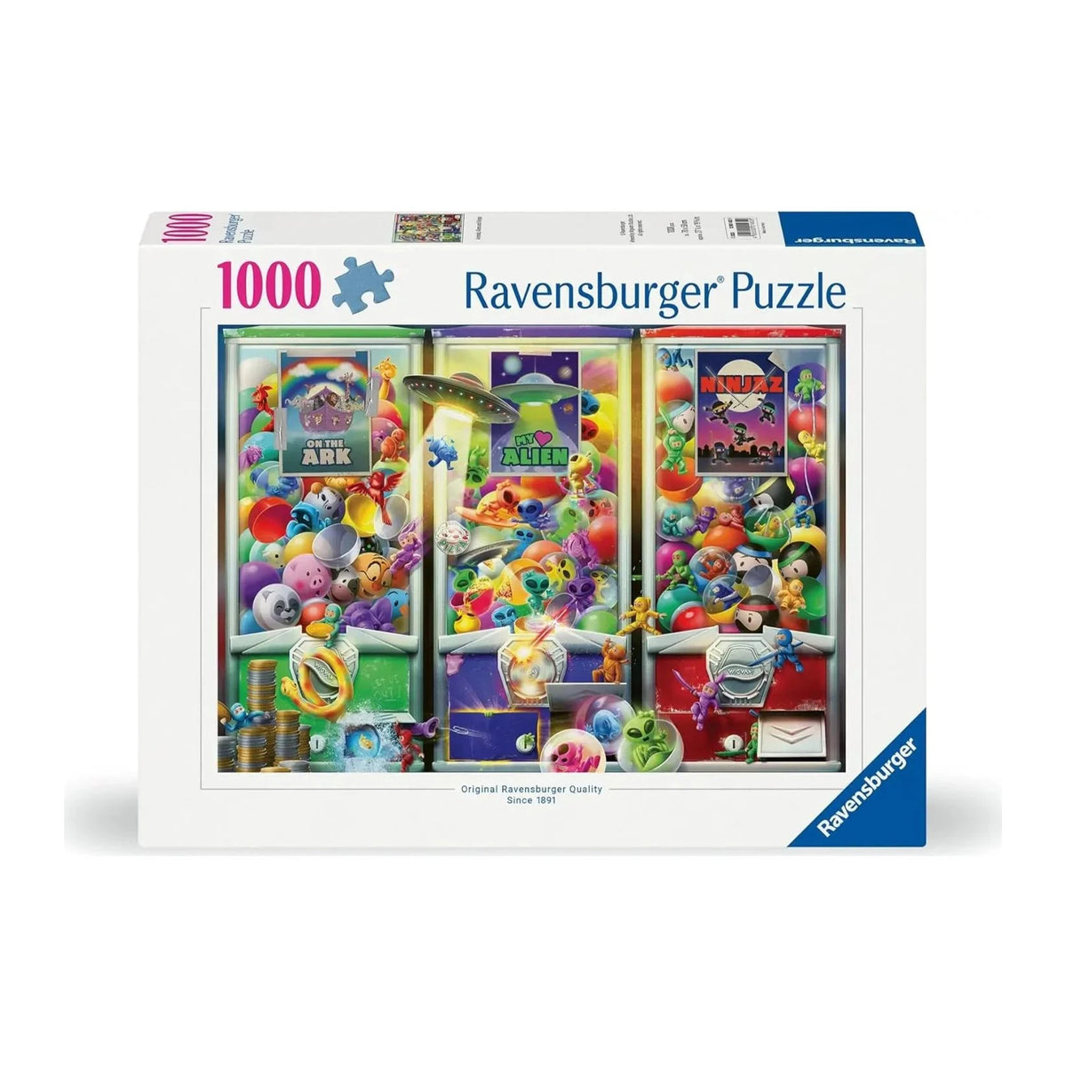 Animals Aliens and Ninjas 1000 piece jigsaw puzzle by Ravensburger