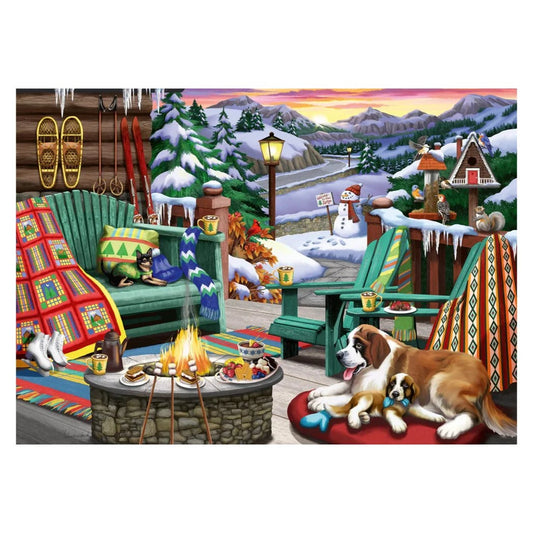 Après All Day 1000 piece jigsaw puzzle by Ravensburger, alternate view