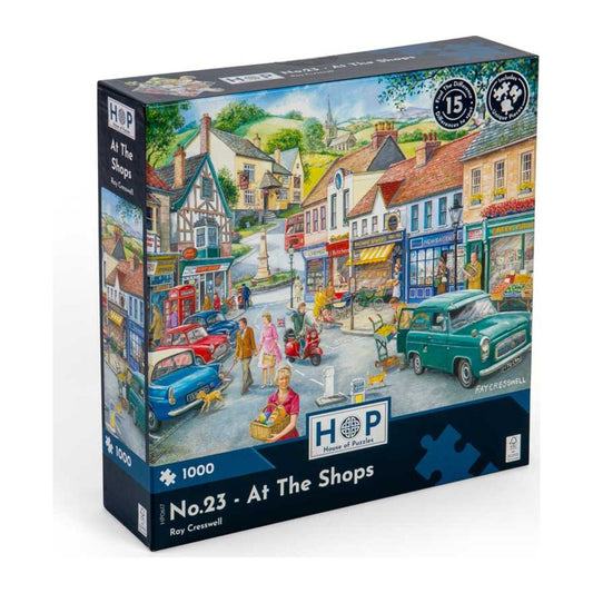 At the Shops 1000 piece jigsaw puzzle by House of Puzzles