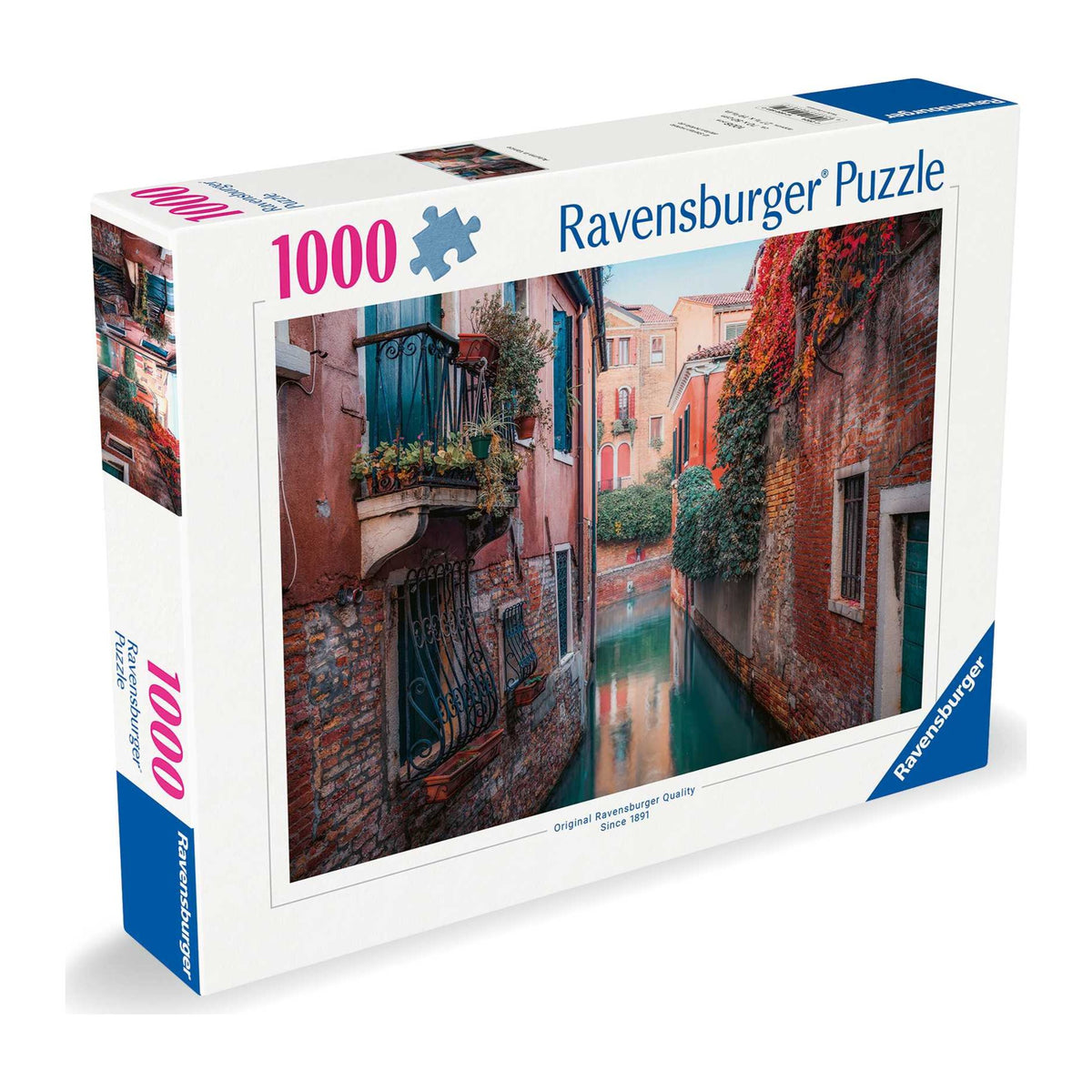 Autumn in Venice 1000 piece jigsaw puzzle by Ravensburger, alternate view