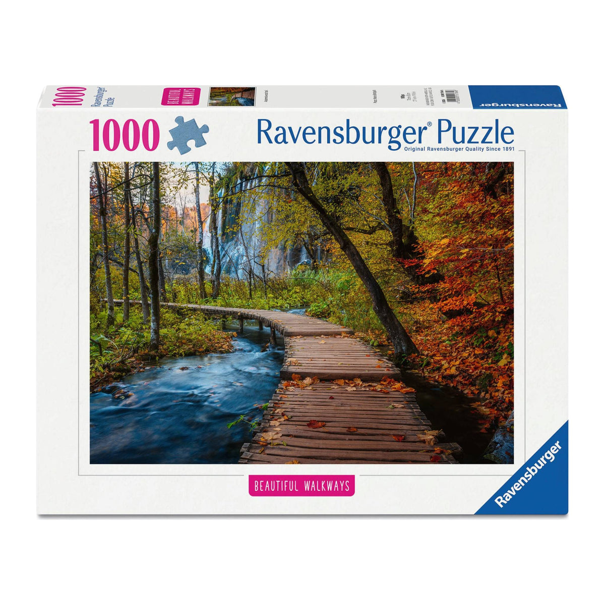 Autumnal Forest Path 1000 piece jigsaw puzzle by Ravensburger