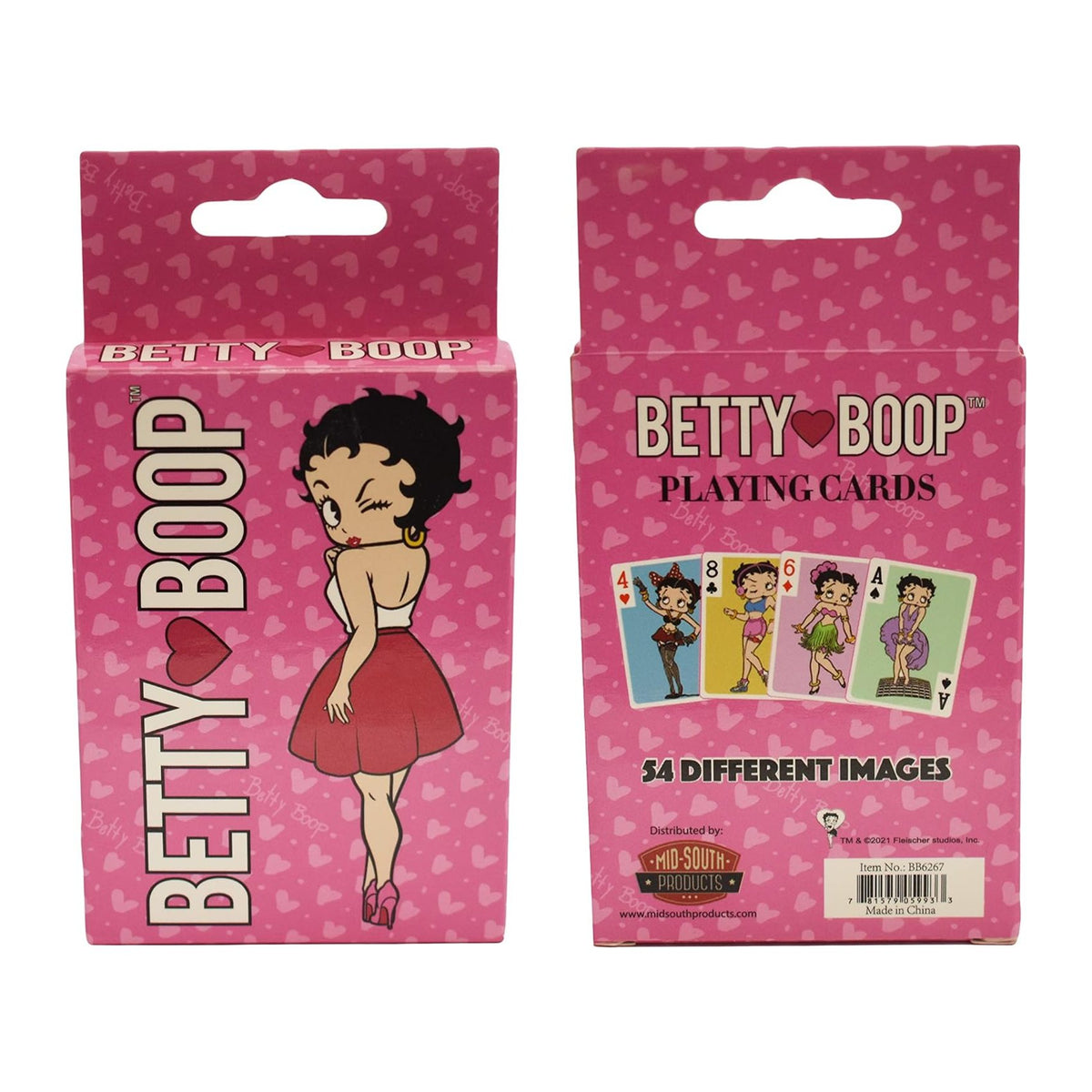 Betty Boop Playing Cards, 54 Different Images by Ocean Peak