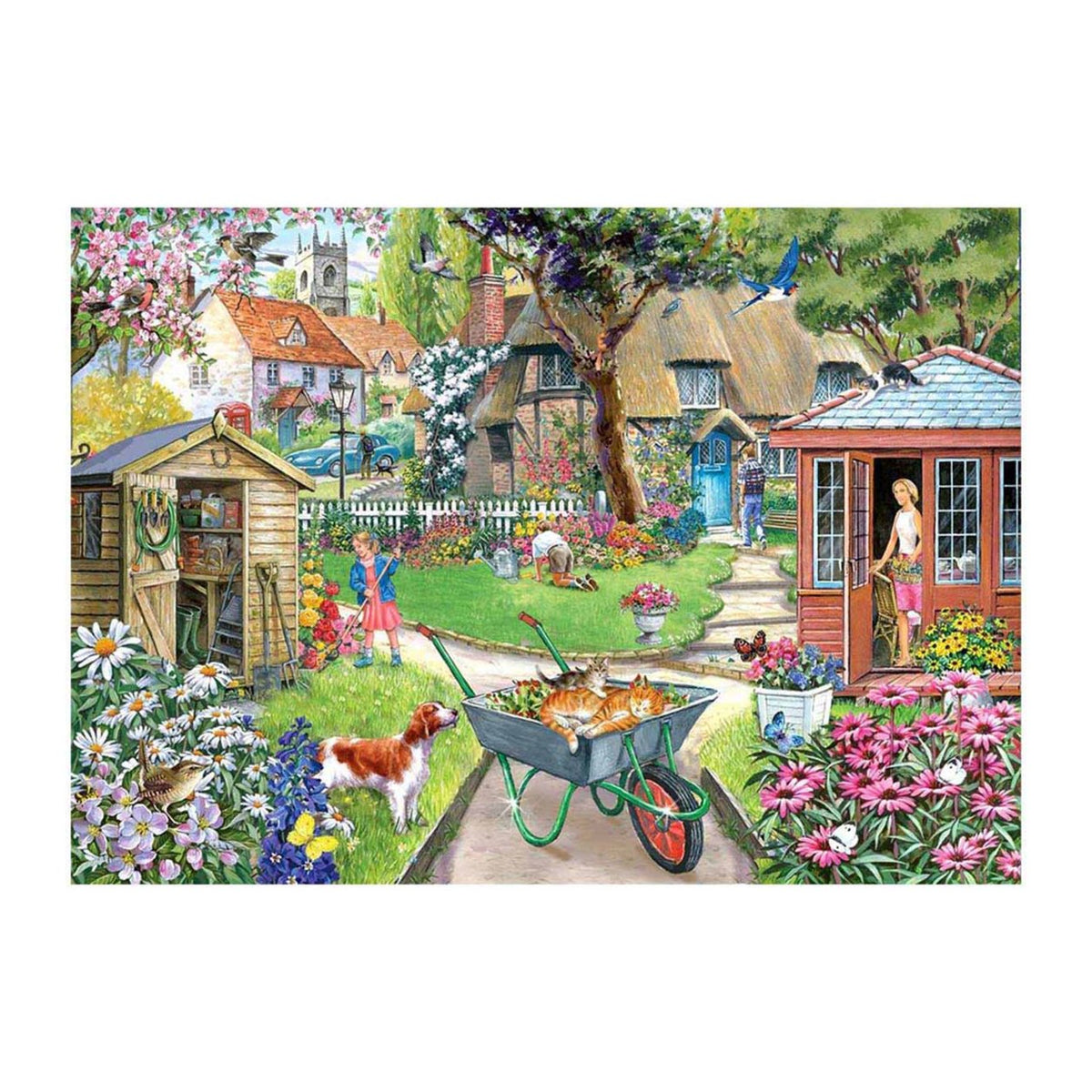 Bloomin' Lovely 500 large piece jigsaw puzzle by House of Puzzles