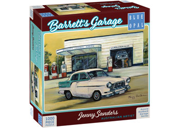 Barrett's Garage - 1000 piece - Blue Opal