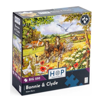 Bonnie & Clyde 250 large piece jigsaw puzzle by House of Puzzles