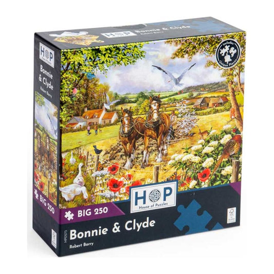 Bonnie & Clyde 250 large piece jigsaw puzzle by House of Puzzles