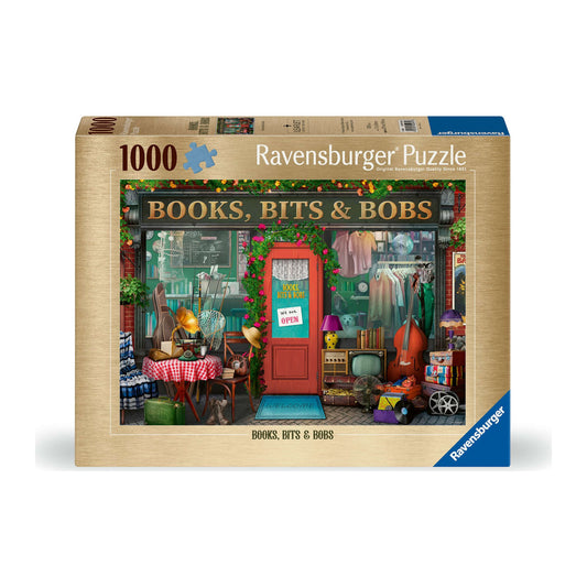 Books, Bits and Bobs 1000 piece jigsaw puzzle by Ravensburger