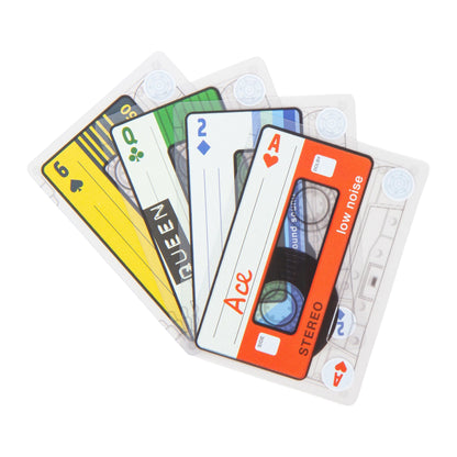 Cassette Tape Playing Cards by Kikkerland, alternate view