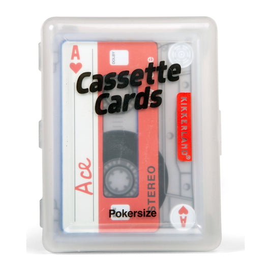 Cassette Tape Playing Cards by Kikkerland