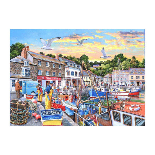 Catch of the Day 1000 piece jigsaw puzzle by House of Puzzles, alternate view