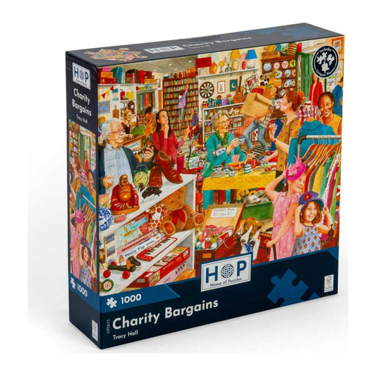 Charity Bargains 1000 piece jigsaw puzzle by House of Puzzles