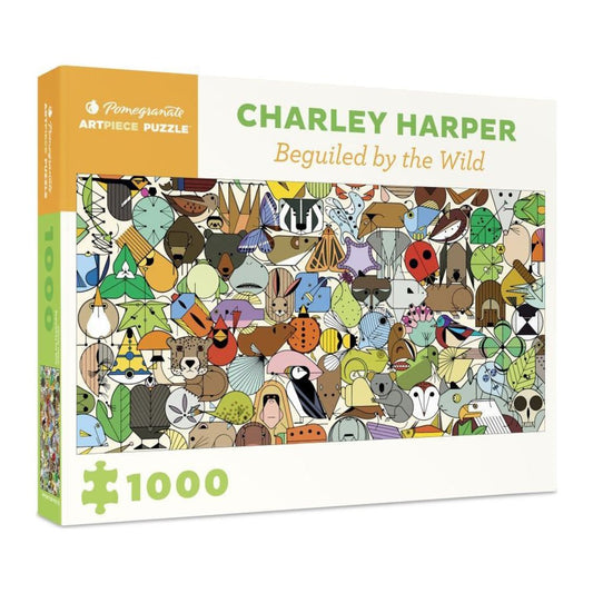 Charley Harper: Beguiled by the Wild 1000 piece jigsaw puzzle by Pomegranate