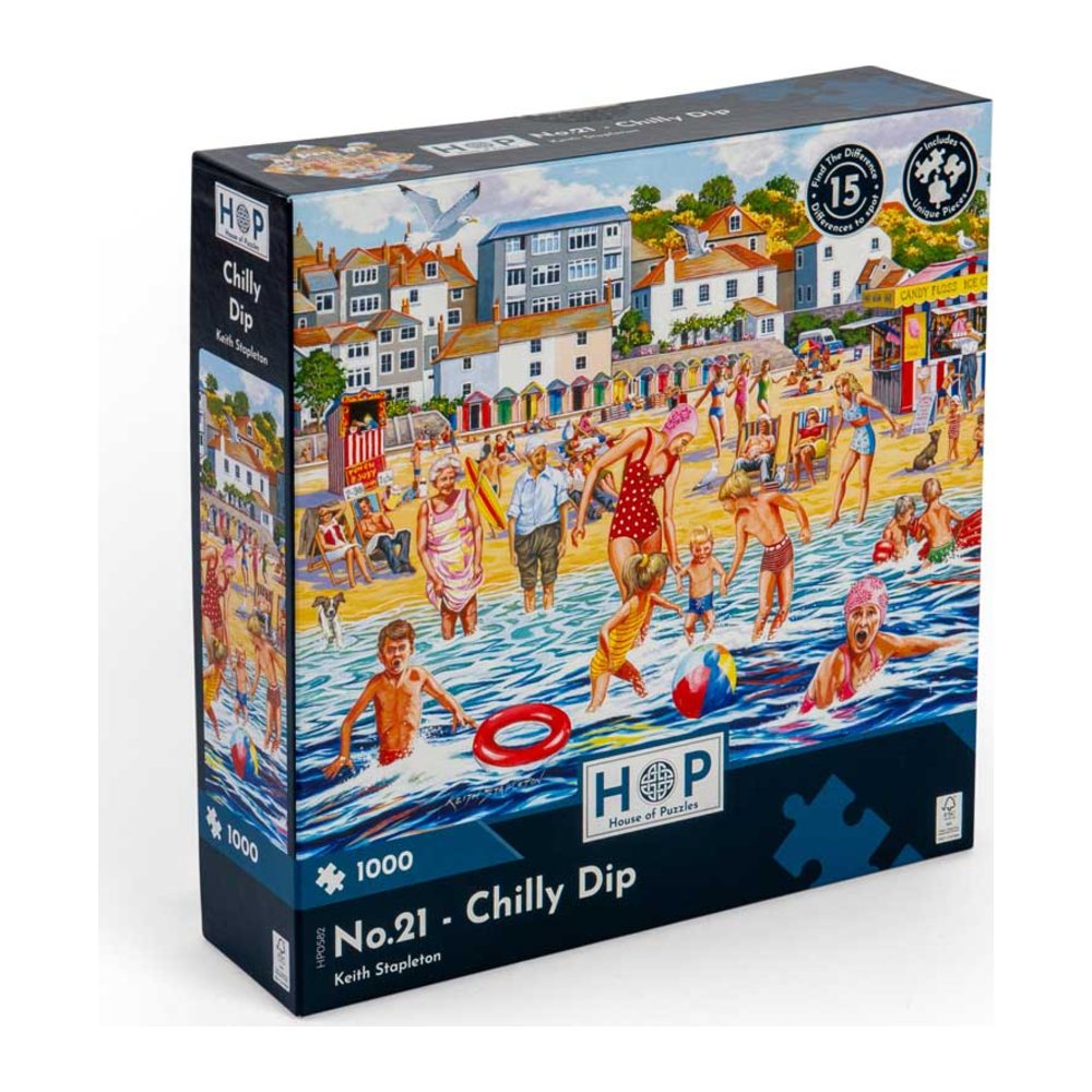 Chilly Dip 1000 piece jigsaw puzzle by House of Puzzles