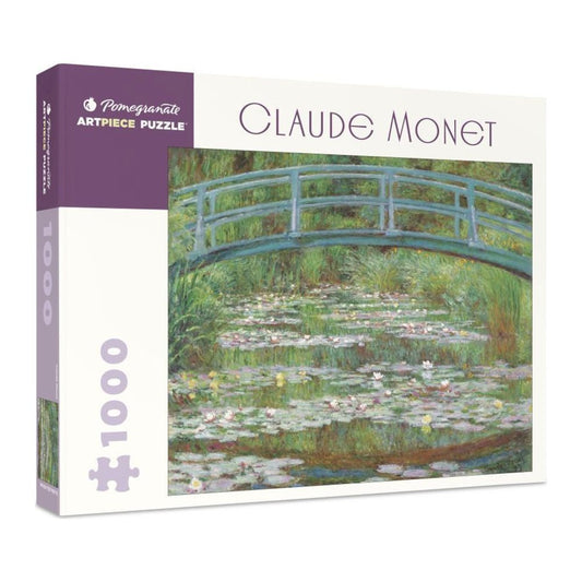 Claude Monet: Bridge over a Pond of Water Lilies 1000 piece jigsaw puzzle by Pomegranate
